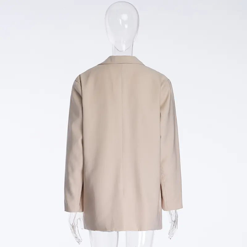 Blazer Lapel Long Sleeve Top Commuting Versatile Small Suit Cardigan Women's Jacket